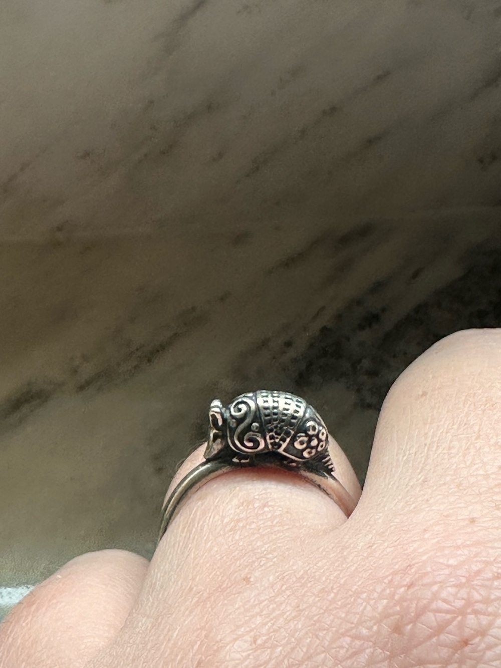 James Avery Retired Armadillo Ring